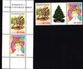 Surinam Surinam 1890 und 1891 und Block 92 postfrisch Dreierstreifen/Weihnachten MiNr. 1890 und 1891 und Block 92 postfrisch Dreierstrei -