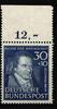 BRD Bund BRD Bund 146 postfrisch mit Oberrand MiNr. 146 postfrisch mit Oberrand -