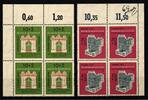 Bund Bund 171-172 postfrisch als 4er Blöcke Eckrand oben MiNr. 171-172 postfrisch als 4er Blöcke Eckrand oben -