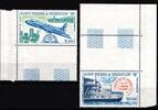 St. Pierre et Miquelon St. Pierre et Miquelon 548-549 postfrisch Flugzeuge MiNr. 548-549 postfrisch Flugzeuge -