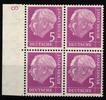 BRD BRD 179 y Dz postfrisch 4er Block mit Druckerzeichen 8 MiNr. 179 y Dz postfrisch 4er Block mit Druckerzeichen 8 -