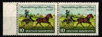 BRD Bund BRD Bund 160 postfrisch als Paar mit Seitenrand MiNr. 160 postfrisch als Paar mit Seitenrand -