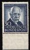 BRD Bund BRD Bund 176 postfrisch mit Unterrand vorgefaltet MiNr. 176 postfrisch mit Unterrand vorgefaltet -