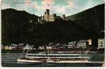 AK Koblenz Schloss Stolzenfels mir Raddampfer 1907 gebraucht -