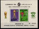 Uruguay Uruguay Block 51 postfrisch Fußball MiNr. Block 51 postfrisch Fußball -