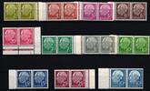 BRD Bund BRD Bund 177-196 postfrisch waagerechte Paare MiNr. 177-196 postfrisch waagerechte Paare -