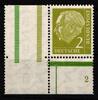 BRD Bund BRD Bund 177 postfrisch aus Bogen FN 2 MiNr. 177 postfrisch aus Bogen FN 2 -