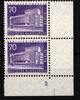 Berlin Berlin 152 v postfrisch senkrechtes Paar, Formnummer 3 MiNr. 152 v postfrisch senkrechtes Paar, Formnummer 3 -