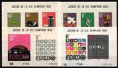 Mexiko Mexiko Block 15-18 postfrisch Olympische Spiele MiNr. Block 15-18 postfrisch Olympische Spiele -