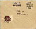 Danzig 216 auf Brief Landpoststempel Hölle -