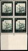 BRD Bund BRD Bund 113 postfrisch 4er Block als Versuchsdruck Fa. Bruckmann MiNr. 113 postfrisch 4er Block als Versuchsdruck Fa. Bruckmann -