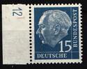 BRD Bund BRD Bund 184 y DZ postfrisch Druckerzeichen 12 MiNr. 184 y DZ postfrisch Druckerzeichen 12 -