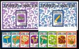 Sierra Leone Sierra Leone 1999-2006 und Block 220 und 221 postfrisch Pilze MiNr. 1999-2006 und Block 220 und 221 postfrisch Pilze -