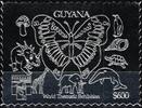 Guyana Guyana 3831 BA postfrisch Pilze / Silberfolie MiNr. 3831 BA postfrisch Pilze / Silberfolie -