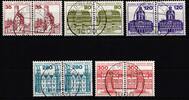 Berlin Berlin 673-677 gestempelt waagerechte Paare Vollstempel MiNr. 673-677 gestempelt waagerechte Paare Vollstempel -