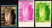 Äquatorialguinea Äquatorialguinea 930 und zwei Phasendrucke postfrisch Eule MiNr. 930 und zwei Phasendrucke postfrisch Eule -