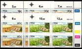 Südafrika Südafrika 771-774 postfrisch als Viererblocks mit Eckrand MiNr. 771-774 postfrisch als Viererblocks mit Eckrand -