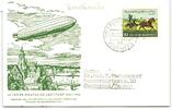 BRD Bund 160 auf Postkarte portogerechte LuPo Drucksache Zeppelin -