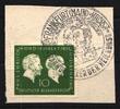 BRD Bund BRD Bund 197 gestempelt Vollstempel Frankfurt auf Briefstück MiNr. 197 gestempelt Vollstempel Frankfurt auf Briefstück -