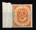 BRD Bund BRD Bund 136 postfrisch vom Seitenrand dort mit Bug MiNr. 136 postfrisch vom Seitenrand dort mit Bug -