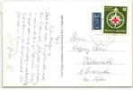 BRD Bund 164 auf Postkarte als Einzelfrankatur portogerecht -