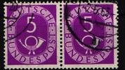 BRD Bund BRD Bund 125/125 gestempelt waagerechtes Paar MiNr. 125/125 gestempelt waagerechtes Paar -