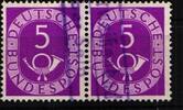 BRD Bund BRD Bund 125/125 gestempelt waagerechtes Paar MiNr. 125/125 gestempelt waagerechtes Paar -