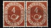 BRD Bund BRD Bund 124/124 gestempelt waagerechtes Paar MiNr. 124/124 gestempelt waagerechtes Paar -
