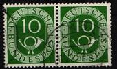 BRD Bund BRD Bund 128/128 gestempelt waagerechtes Paar MiNr. 128/128 gestempelt waagerechtes Paar -
