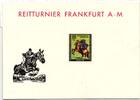 Berlin 158 auf Ausstellungskarte Reitturnier Frankfurt -