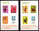 Bolivien Bolivien Block 32 und Block 33 postfrisch Olympische Spiele MiNr. Block 32 und Block 33 postfrisch Olympische Spiele -