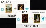 Bolivien Bolivien Block 34 und Block 35 postfrisch Olympische Spiele MiNr. Block 34 und Block 35 postfrisch Olympische Spiele -
