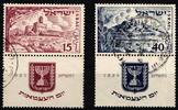 Israel Israel 57-58 mit Tab gestempelt MiNr. 57-58 mit Tab gestempelt -