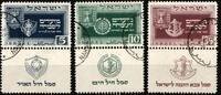 Israel Israel 19-21 mit Tab gestempelt MiNr. 19-21 mit Tab gestempelt -