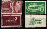 Israel Israel 30-31 mit Tab gestempelt MiNr. 30-31 mit Tab gestempelt -