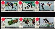 Togo Togo 888B-893B postfrisch Olympische Spiele MiNr. 888B-893B postfrisch Olympische Spiele -