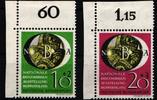 BRD Bund BRD Bund 141-142 postfrisch Falz am Oberrand MiNr. 141-142 postfrisch Falz am Oberrand -