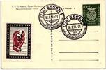 BRD Bund 121 auf Postkarte Amateur Box Meisterschaft -