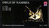 Namibia Namibia 937-941 postfrisch als Markenheftchen MiNr. 937-941 postfrisch als Markenheftchen -