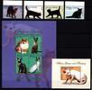 Sierra Leone Sierra Leone Block 594 + 4554-4557 postfrisch Katzen MiNr. Block 594 + 4554-4557 postfrisch Katzen -