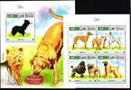 Guinea Bissau Guinea Bissau Block 1399 + 8040-8043 postfrisch Hunde MiNr. Block 1399 + 8040-8043 postfrisch Hunde -