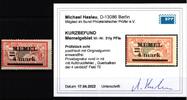 Memel Memel 31 I y PF Ia postfrisch mit Kurzbefund BPP MiNr. 31 I y PF Ia postfrisch mit Kurzbefund BPP -