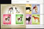 Guinea Bissau Guinea Bissau 5065-5070 und Block 872 postfrisch Kleinbogen / Hunde MiNr. 5065-5070 und Block 872 postfrisch Kleinbogen / Hunde -