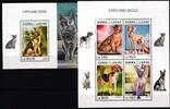 Sierra Leone Sierra Leone 9971-9974 und Block 1503 postfrisch Kleinbogen / Hunde MiNr. 9971-9974 und Block 1503 postfrisch Kleinbogen / Hunde -