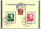BRD Bund 111-112 auf Ausstellungskarte mit FDC Stempel -