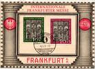 BRD Bund 139-140 auf Ausstellungskarte Frankfurter Messe -