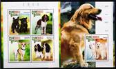 Guinea Bissau Guinea Bissau 7601-7604 und Block 1324 postfrisch Kleinbogen / Hunde MiNr. 7601-7604 und Block 1324 postfrisch Kleinbogen / Hund -