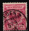 Deutsches Reich Deutsches Reich 47 IV d gestempelt geprüft Wiegand BPP MiNr. 47 IV d gestempelt geprüft Wiegand BPP -