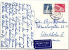 Berlin 145-146 auf Postkarte portogerechte LuPo Auslandskarte -