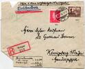 Deutsches Reich 453 u.a. auf Brief nur Vorderseite -
